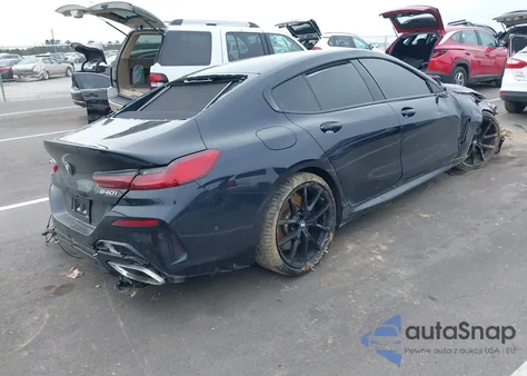 2020 BMW 840I Gran Coupe xDrive z USA, uszkodzony, nr VIN WBAGV4C02LCE26987